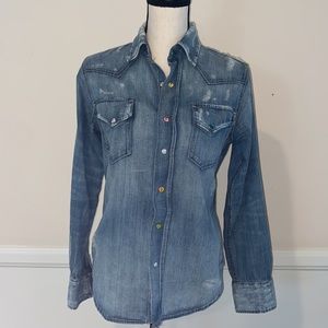 LIFE Denim Button Down